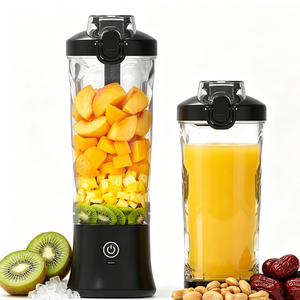 Licuadora Portátil Recargable por USB con Función para Triturar Hielo, para Frutas, Verduras, Batidos <span class=keywords><strong>de</strong></span> Proteínas y Bebidas Congeladas, en Cualquier Lugar - Product Image 1