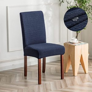 Fundas Impermeables para Sillas de Comedor, Fundas Elásticas de Jacquard Superajustables, Fundas Protectoras Lavables y Extraíbles para Asientos de Silla - Product Image 5