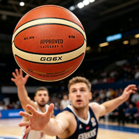 Ballon de basket en PU de haute qualité, antidérapant, résistant à l'usure, ballon de basket officiel, idéal pour l'entraînement en salle de sport, la compétition, les cadeaux