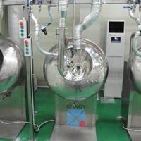 Machine à enrober les bonbons gélifiés, machine à enrober les fèves de chocolat, machine à enrober les bonbons au café, machine à polir les bonbons pour la transformation alimentaire