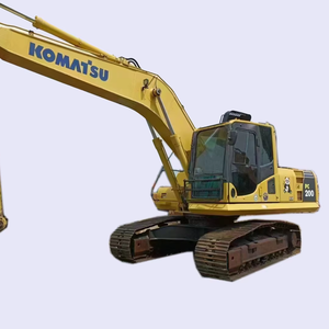 Excavatrices Komatsu PC200 PC210 PC240 d'occasion de 20 tonnes, machines de terrassement de taille moyenne, moteur Komatsu - Product Image 1