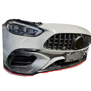 Kit carrosserie PP pour <span class=keywords><strong>Mercedes</strong></span>-Benz W205/W206 Classe <span class=keywords><strong>C</strong></span> C63, pare-chocs avant, capot moteur, garde-boue, phares - Product Image 3