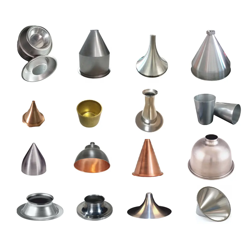 customized sheet metal stainless steel brass aluminium spinning parts with high quality