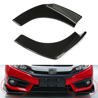 Kit carrosserie universel ABS noir brillant pour pare-chocs avant, lèvre de pare-chocs avant, spoiler, protection extérieure pour modification automobile