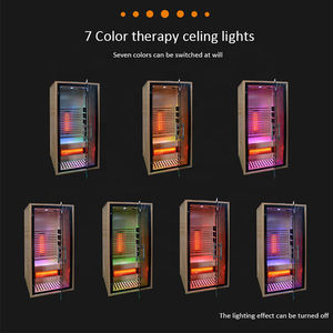 الأكثر مبيعًا ساونا الشوكران 1 شخص بالأشعة تحت الحمراء ساونا صغيرة داخلية ولوحة تحكم للبيع - Product Image 3