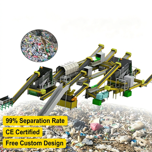 Linea di Attrezzature per lo Smistamento di Rifiuti Solidi Stanziosi da Discariche Comunali, 60-160Kw, Prezzo di Fabbrica, 2 Anni di Garanzia, Tasso di Separazione del 99% - Product Image 1