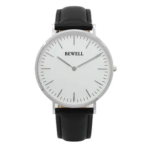 Fashion Ultrathin Alloy Watches for Men and Woman Factory Cheap Wristwatch 3ATM Waterproof Minimalist Leather Watch Women