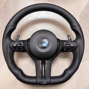 Volante in Pelle Personalizzato per BMW Serie 3 e Serie 5 Compatibile con i Modelli F30 F10 F15 F36 F01 F20 F25 G01 G11 <span class=keywords><strong>G20</strong></span> <span class=keywords><strong>G30</strong></span> - Product Image 1
