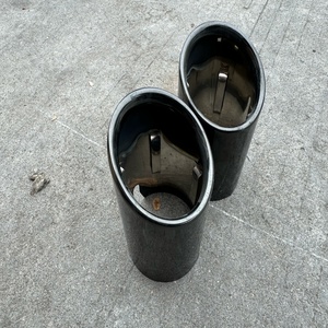 Mới Chất lượng cao m2m3m4 f80f82f83f87 ống xả đuôi bìa đen <span class=keywords><strong>Chrome</strong></span> hun khói đen đuôi họng nhiệt lá chắn cho BMW - Product Image 6