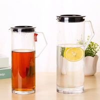 Botol Air PC Grosir 1100/1800ml Ramah Lingkungan Aman untuk Mesin Cuci Piring Minimalis dengan Infuser Es Teh dan Buah untuk Restoran