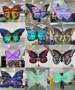 ปีกผีเสื้อเป่าลมเรืองแสงสำหรับตกแต่งเทศกาล - Product Image 6