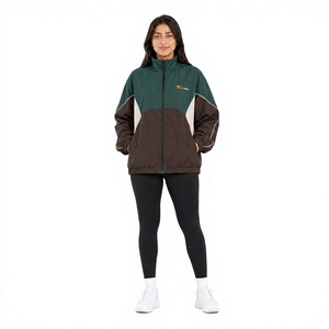 Chaqueta Impermeable y Cortavientos para Mujer, Transpirable, Ecológica, Ligera, con Capucha y Cierre, Chaqueta Deportiva de Invierno - Product Image 1