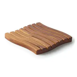 Hecho en China de calidad Superior de madera de Acacia salvamanteles para platos calientes