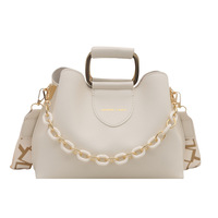 Sac à main bandoulière pour femme en cuir PU et polyester, design portable, grande capacité, motif lettres, usage quotidien