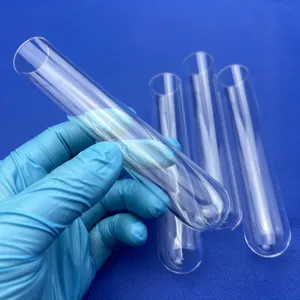 अनुकूलित क्वार्ट्ज ग्लास ट्यूब उच्च तापमान परीक्षण ट्यूब