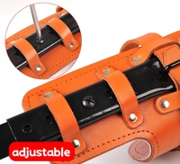 Attache de pied réglable manuelle pour l'escalade d'arbres de jardin avec boucle de chaussure en acier pour poteaux en bois