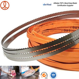 Lame de scie à ruban à <span class=keywords><strong>prix</strong></span> direct usine HRC 67, lame de scie à ruban à dents durcies de qualité alimentaire pour la découpe de viande congelée, d'os et de poisson - Product Image 1