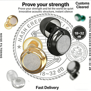 Tapones para los Oídos Ergonómicos de Silicona para Música, Alta Fidelidad, Empaque Personalizado, Marca Privada, Protección Auditiva para Conciertos y Festivales - Product Image 4