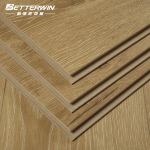 Cheap price V-groove plank wood durable laminate floor mdf flooring