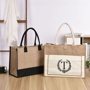 Sac fourre-tout promotionnel en toile avec revêtement imperméable, stock vierge pour personnalisation - Product Image 4