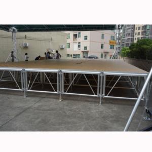 Escenario de aluminio para eventos de baile, ligero, ajustable, 1m x 1m - Product Image 1