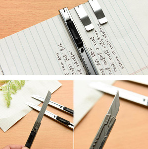 Commercio all'ingrosso multifunzionale manuale strumento di taglio della carta metallo arte lama per/disegno/imballaggio coltello per ufficio cancelleria - Product Image 4