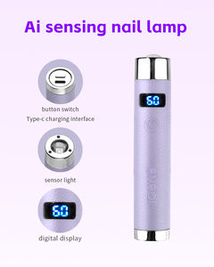 SNRQI <span class=keywords><strong>2026</strong></span> Neuheiten Individuell 10s Schnellhärtender Gel-Nagellack Mini Tragbar G1 AI-Sensor UV-<span class=keywords><strong>LED</strong></span>-Nagellampe 1 Stunde Kabellose Nutzung - Product Image 3