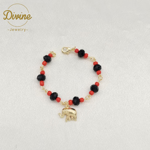 Joyería Divina Pulsera de Cadena de 15 cm de Oro Laminado de <span class=keywords><strong>14k</strong></span> para Niño, Alta Calidad, Precio de Mayoreo, Gran Venta - Product Image 2