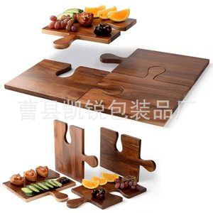 Extra <b>Large</b> Wooden Serving <b>Tray</b> With Handle Acacia Wood Ideal For Gatherings And Picnics - Product Image 3