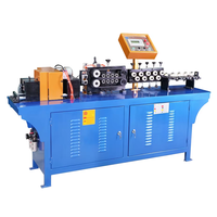 Línea Automática de Alta Velocidad para Enderezar y Cortar Tubos CNC con Engranaje y Motor