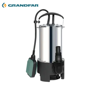 Grandfar全球定位系统0.55hp迷你铜线电机电动污水型带浮球家用花园水泵