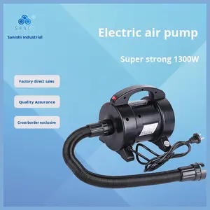 Bomba de Aire de Plástico Ecológica de Alta Presión <span class=keywords><strong>SANCY</strong></span> de 1300 W para Tiendas de Campaña Inflables, Kayaks, Botes de Goma, Tapetes de Yoga - Capacidad de 0.45 m - Product Image 2