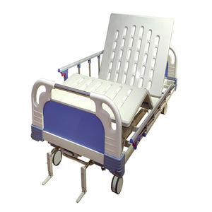 Cama de Hospital Manual con Manivela, Tres Funciones, con Barandas, para Cuidado en el Hogar y Pacientes Mayores - Product Image 4