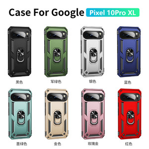 <span class=keywords><strong>Precio</strong></span> al por mayor Armor Funda protectora para <span class=keywords><strong>Google</strong></span> <span class=keywords><strong>Pixel</strong></span> 10 9 8 7 6 Pro Anti-Fall PC Funda para teléfono móvil con soporte para anillo - Product Image 2