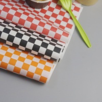 Papier ciré de qualité alimentaire personnaliser le logo papier d'emballage sulfurisé PE Wax Burger