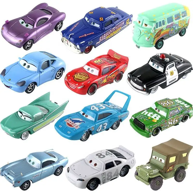 Kids Die Cast Vehicles Match Box 1/87 Alloy Metal Mini Model Sliding Car Promotional Vehicles Pull Back Toy Car
