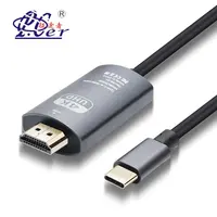 Kabel Type-c Ke HDTV Male Ke Male, Kabel USB Tipe-c Ke HDMI 4K 60Hz