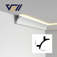 VELL Accessoires de revêtement de sol en gros : Moulures en PS pour revêtements de sol, plinthes murales en PS, plinthes en plastique