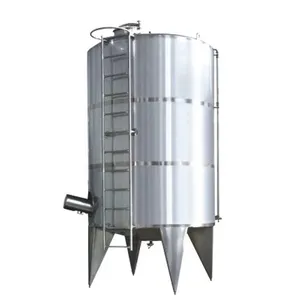 Factory Supply Large Capacity Stainless Steel 1000L-6000L Storage Tank For Milk Juice Beverage Syrup Coffee Tea Drink