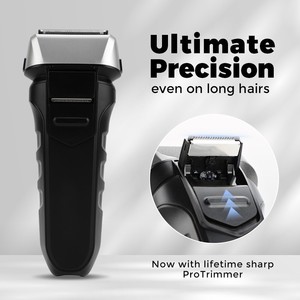 IPX7 Waterproof Reciprocating <b>Shaver</b> Smart Digital Display 3 Floating Aluminum Foil Blades <b>Electric</b> <b>Shaver</b> - Product Image 3