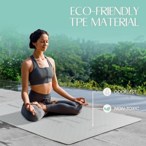 Tapete de Ejercicio Plegable de TPE Ecológico de Alta Calidad PF de 72''*48'' para Hombres y Mujeres, YM05, Extra Grueso y de Alta Densidad - Product Image 6