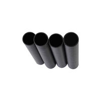 Tube rond en fibre de carbone brillant, longueur personnalisée, tube en carbone creux pour bras robotique, automatisation industrielle, structure