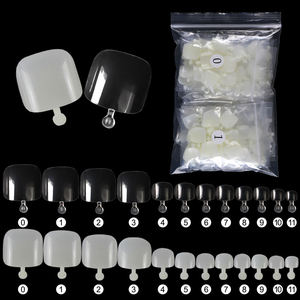600 <span class=keywords><strong>Uñas</strong></span> Postizas Acrílicas <span class=keywords><strong>Naturales</strong></span>/Blancas/Transparentes para Decoración de Manicura, Herramientas de Belleza para <span class=keywords><strong>Uñas</strong></span> de los Pies - Product Image 2