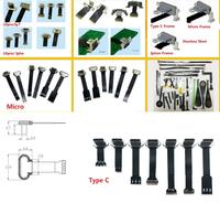 Kabel FPC Panel Mount Mikro Female dengan Selubung PVC, Kabel USB 3.1 Tipe C Datar Bersudut dengan Adaptor Panel Mount FPC Pita Tipis