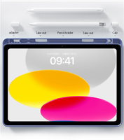 Pour iPad pro 10.5 Air 3 3e génération 10.5 pouces Smart Tablet Cover Soft Magnetic charging Silicone Case avec porte-crayon