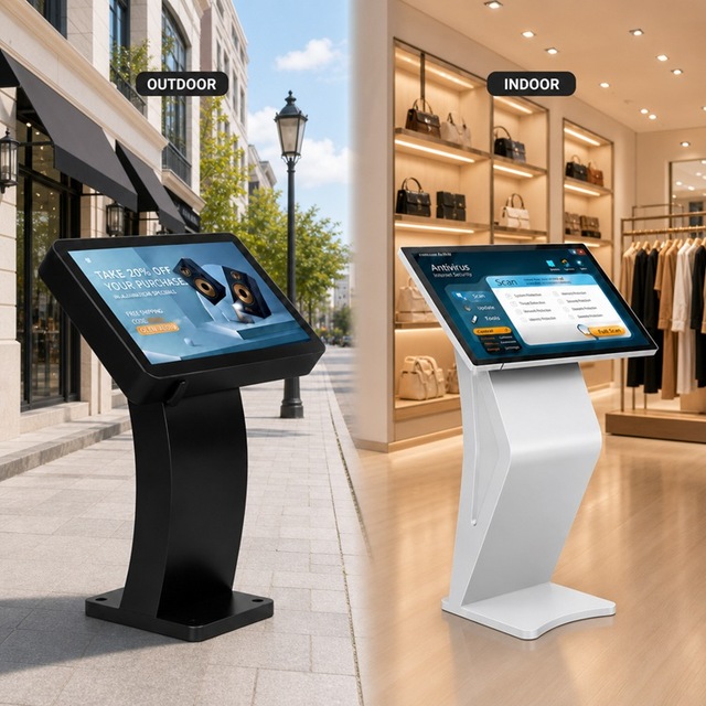 Smart Indoor Outdoor Information Kiosk Totem Touch Screen Totem Interactiv Tactil Lcd Digital Totem Kiosk Display Board