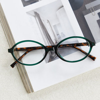 Monture de lunettes FEROCE tendance pour femme, style ovale plat, inspirée des célébrités d'Internet