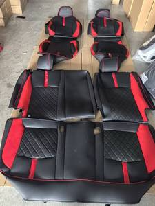 TH Set Completo di Coprisedili Auto di Lusso Personalizzati, Durevoli, Comodi, in Pelle, Impermeabili, Compatibili con Airbag, 13 Pezzi - Product Image 2