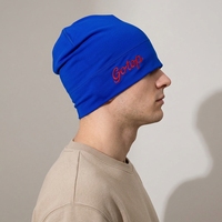 Bonnet de sport en tissu hautement élastique avec doublure polaire, chaud et respirant, idéal pour la gym, le cyclisme en extérieur et l'hiver