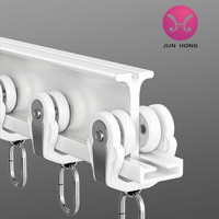 Rails métalliques ronds flexibles pour la décoration intérieure moderne Rail à rideaux incurvé pliable Accessoire de qualité supérieure pour rideaux